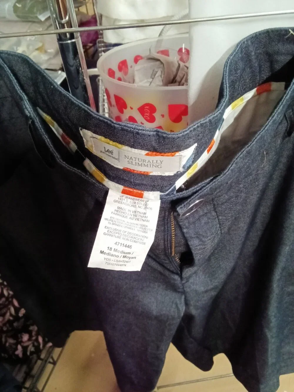 Lady's Dark Gray Shorts with Button Closure - 25% Off When You Bundle 5+ Items!